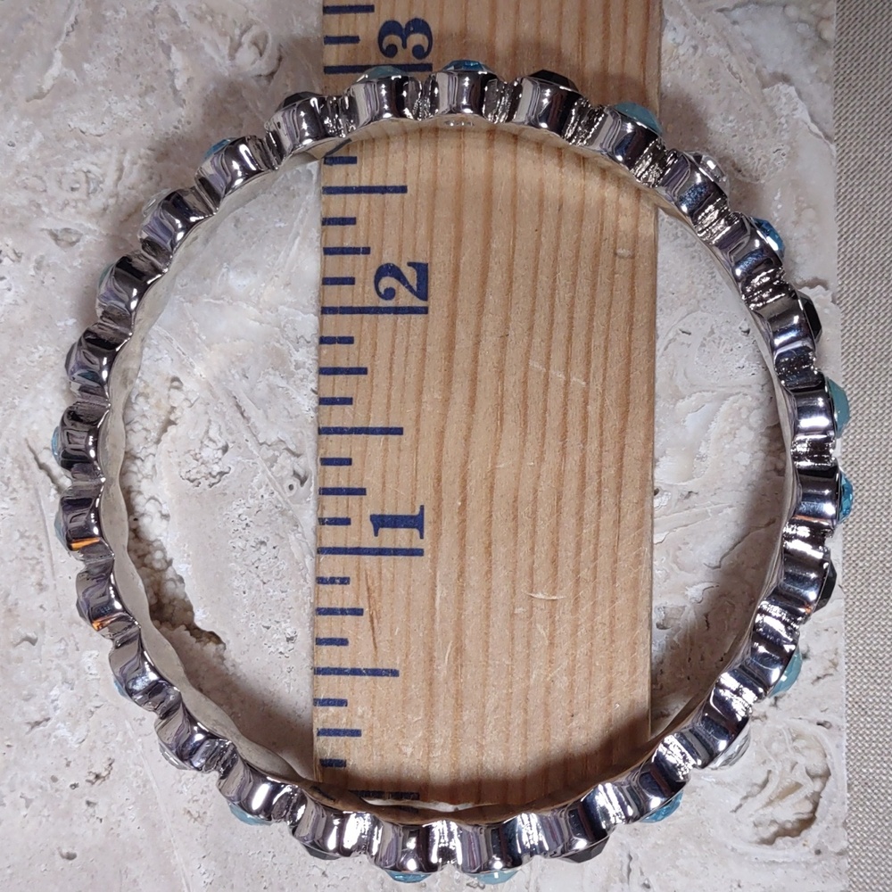 R.J. Graziano Multi Color Crystal Bangle Bracelet - Picture 4 of 5